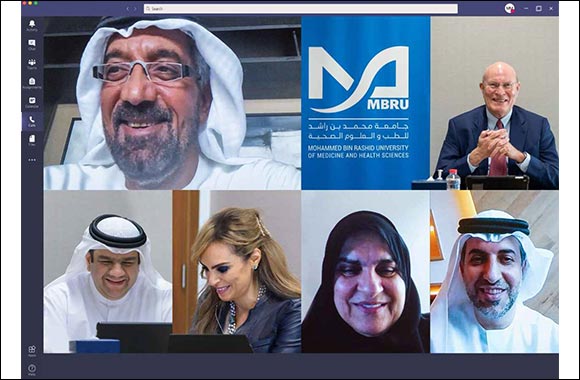 MBRU Chancellor Ahmed Bin Saeed Al Maktoum Meets Chairman of the Executive Board of E. Merck KG to Discuss Research and Knowledge-sharing Collaboration