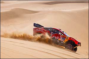 Loeb and Roma Show the Pace of the Hunter During Stage Three of the Dakar Rally 2021