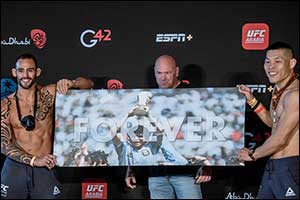 UFC star Santiago Ponzinbbio pays tribute to hero Diego Maradona ahead of UFC Fight Island Triple Header Opener in Abu Dhabi