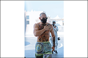 Conor McGregor Arriving at Fight Island