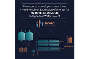 EWEC Invites Expression of Interest Submissions for the Development of M2 Reverse Osmosis (RO)  Independent Water Project