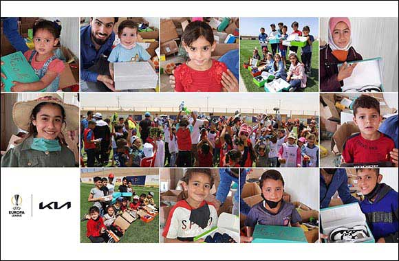 Final �UEFA Europa League Trophy Tour, Driven by Kia' Concludes with Thousands of Football Boots Donation