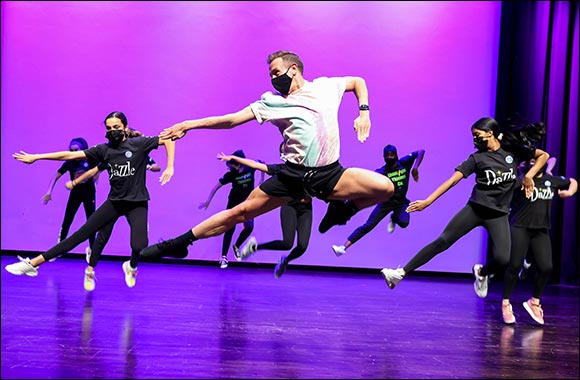 Over 200 students at GEMS Wellington Academy  Silicon Oasis Step in Time' with Mary Poppins dance star Sam Lathwood