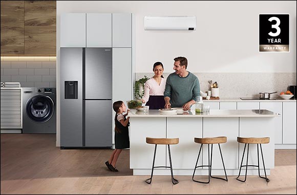 Samsung Announces Three-year Extended Warranty for UAE Customers on All Home Appliance Purchases