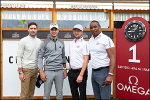 OMEGA Masters 2021  Celebrities join Guido Migliozzi for the Pro-Am