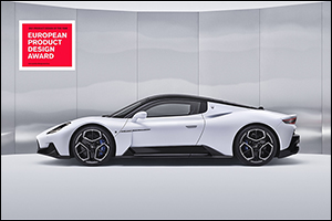 MC20 Wins the “Product Design of the Year” at the European Product Design Award 2021