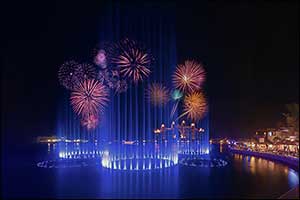 The Pointe Celebrates the Opening Day of Expo 2020 with Specially Choreographed Fountain Show and Stunning Fireworks