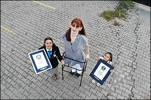 TURKEY'S Rumeysa Gelgi is warded GUINNESS WORLD RECORDS™ Title for Tallest Woman Living with a Height of 215.16cm (7ft 0.7in)