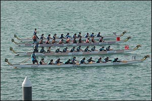 An Action Packed; Adrenaline Fueled Dragon Boat Challenge returns to Dubai's Waterfront Market