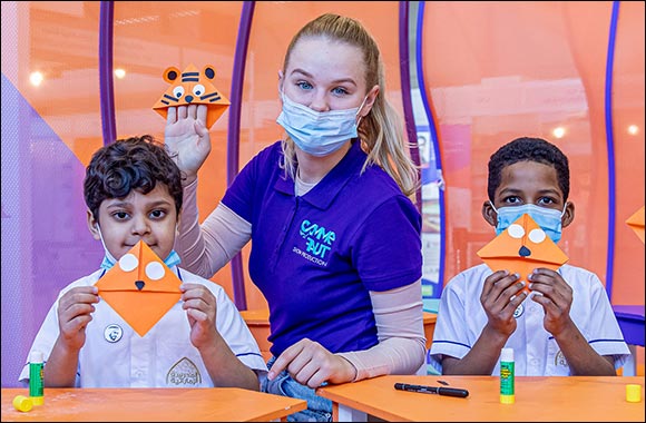 Children make Cool Animal Bookmarks at  SIBF 2021 as a Gesture of Love for their Books