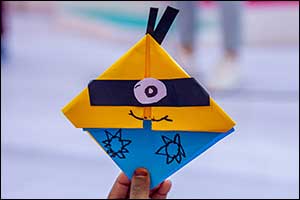 Children make Cool Animal Bookmarks at  SIBF 2021 as a Gesture of Love for their Books