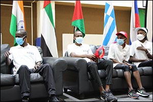 Kenyan Star Runners Inspire DIA Students through a Visit Organized by Dubai Fitness Challenge