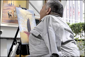 Expo 2020 Dubai: Karipbek Kuyukov Showcases Works at Kazakh Pavilion