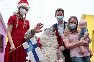 Brazil pavilion at Expo hosts Santa