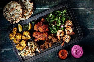 Enjoy Jashn-E-kebab on Zafran's Outdoor Terrace