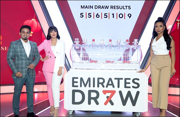 Emirati National Abdulla Kazim Extends his Winnings from Emirates Draw to his Only Daughter Emirates Draw's Grand Prize-Winning Numbers 5565109