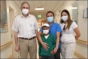 Doctors at Tawam Hospital perform Lifesaving Operation on 8-year-old Boy Suffering from Widespread Tumor Growth