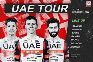 UAE Team Emirates Squad Unveiled for UAE Tour