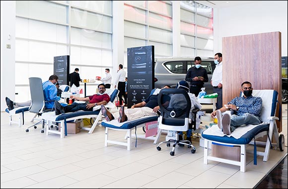 INFINITI of Arabian Automobiles Holds Successful Blood Drive