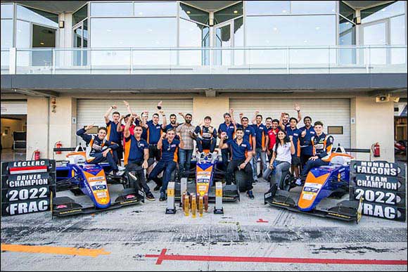 Mumbai Falcons Win 2022 Formula Regional Asian Driver and Team Championship at Yas Marina