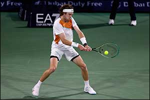 Rublev Makes Winning Start At  Dubai Duty Free Tennis Championships