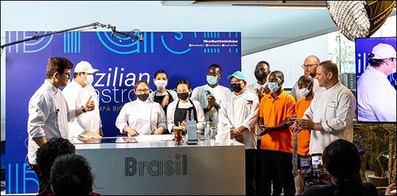 Celeb Chef, Guga Rocha Caps off Live Cooking series at Brazil Pavilion presenting Traditional Pampa Cuisine