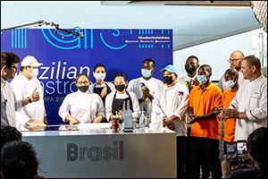 Celeb Chef, Guga Rocha Caps off Live Cooking series at Brazil Pavilion presenting Traditional Pampa Cuisine
