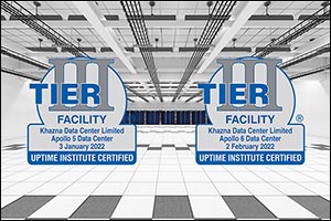 Khazna Data Centers Achieves Tier-III Certification from Uptime Institute  for its Apollo 5 and Apollo 6 Data Centers