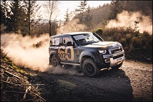 James Bond Stunt Driver Mark Higgins Makes Winning Rally Return in Bowler Defender Challenge