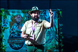Watch out for Mr I's Animals Games Show at SCRF's Robot Zoo