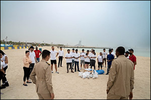 Rixos Premium Dubai in Partnership with Dubai Municipality Clean up Kite Beach