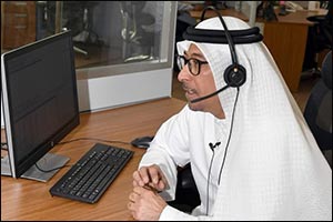 HE Dawood Al Hajiri, Director General of Dubai Municipality, honoring the Municipality's Call Center Team