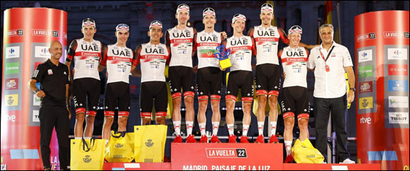 Historical Vuelta for UAE Team Emirates