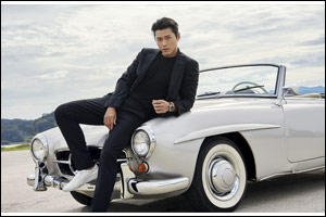 George Clooney and Hyun Bin Wear The OMEGA Speedmaster '57