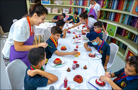 Students Fuel their Scientific Curiosity with Creation of 'Active' Volcano at SIBF 2022