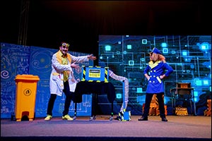 Italian Performers Enhance Children's Knowledge of Recycling at SIBF 2022