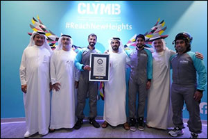 Sheikh Khalifa bin Sultan bin Hamdan Al Nayhan breaks four GUINNESS WORLD RECORDS™ at CLYMB Abu Dhabi