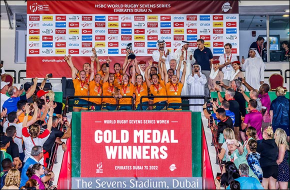 South Africa Men's Team and Australia Women's Team Win Gold at the record-breaking 2022 Emirates Dubai 7s