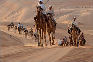 34 Voyagers from 15 Countries Take Off for the 9th UAE Camel Trek