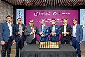Malabar Gold & Diamonds Reaffirms its Commitment to Ethical Sourcing; Procures 100% Traceable ‘RandPure' Gold from Rand Refinery, South Africa