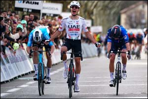 Ayuso victorious in France as Politt climbs podium