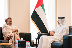 Mohamed bin Hadi Al Hussaini Meets with the Deputy Secretary-General of the United Nations