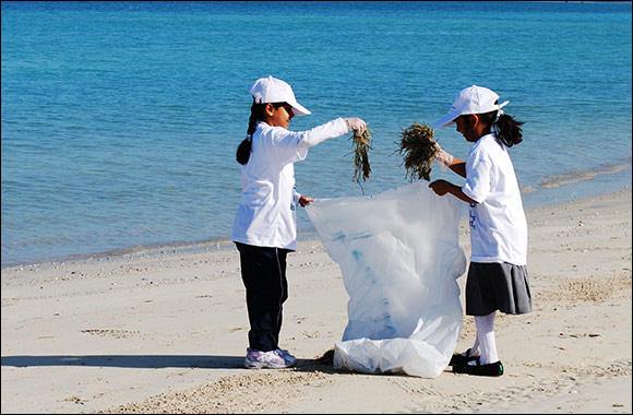 Young climate Enthusiasts promote sustainable living practices by Collectingover 600 kg of waste in Sahim Citizen science clean UPS