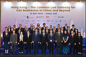 Hong Kong is a gateway between Middle East and China, says Secretary for Justice