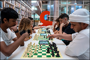 In collaboration with UAE Chess Federation Mohammed Bin Rashid Library Hosts the First Blitz Chess Tournament