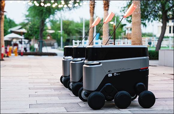 The Sustainable City Dubai Launches Delivery Robots in collaboration with Dubai Future Labs & Lyve Global