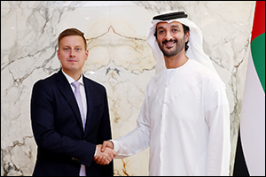 H.E. Bin Touq meets with his Estonian counterpart to discuss strengthening of economic cooperation between the two countries