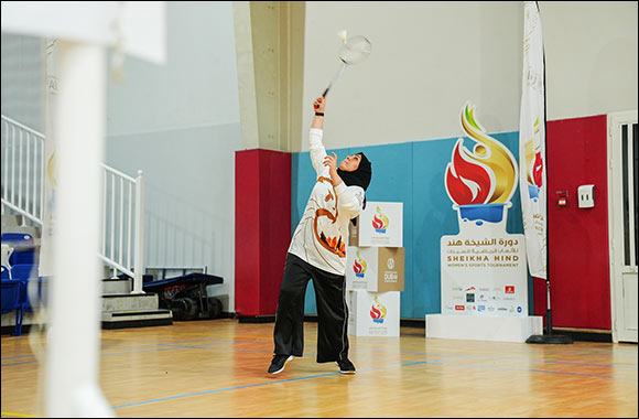 Dubai Police & Dubai Duty Free win Titles of Badminton Competition of the 12th 'Sheikha Hind Women's Sports Tournament'