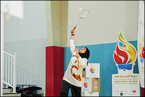Dubai Police & Dubai Duty Free win Titles of Badminton Competition of the 12th "Sheikha Hind Women's Sports Tournament"