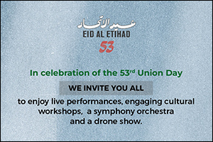 The event will feature a spectacular orchestra performance to celebrate the trilogy 'Union, Art, Peace'